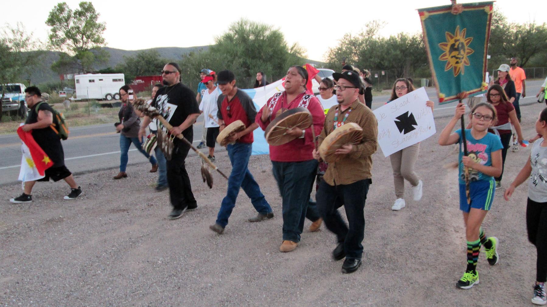 Arizona tribes show outpouring of support in pipeline battle